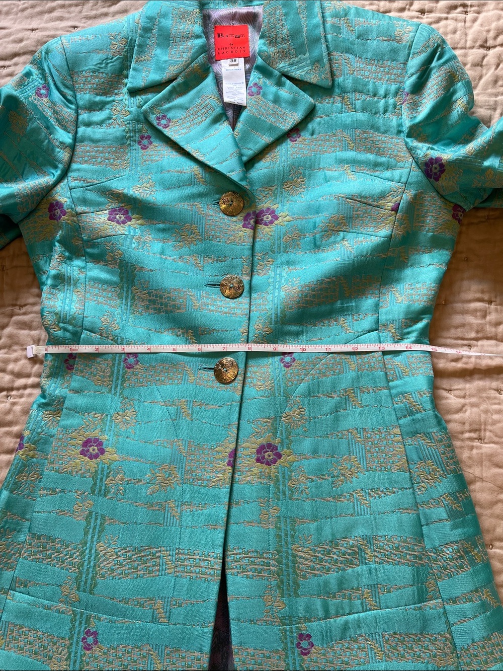 Bazar by Christian Lacroix Blazer jacket size 38 - Picture 7 of 8